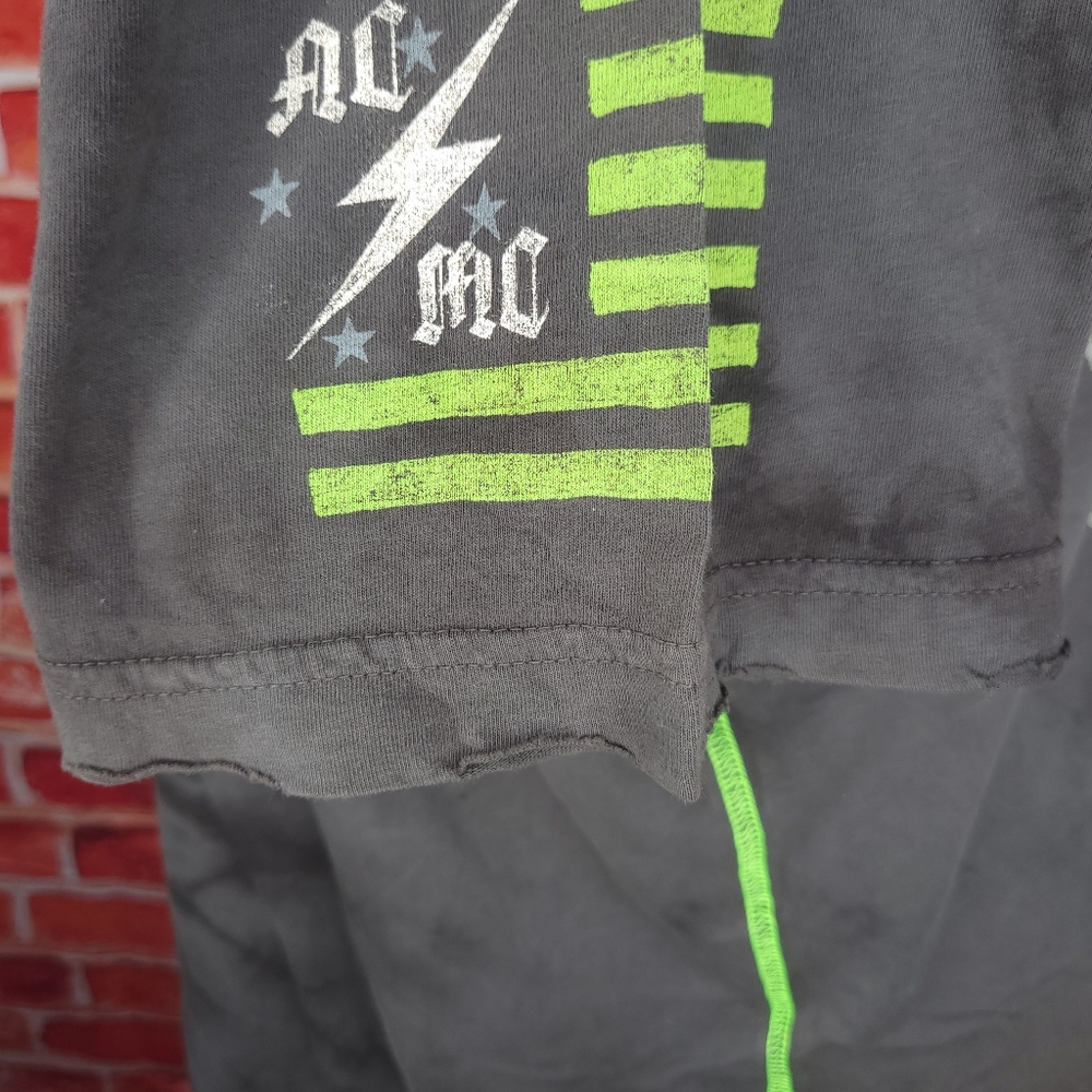 Affliction American Customs Distressed Men's Eagle T-shirt - Size: 2X - NWOT - Picture 6 of 12